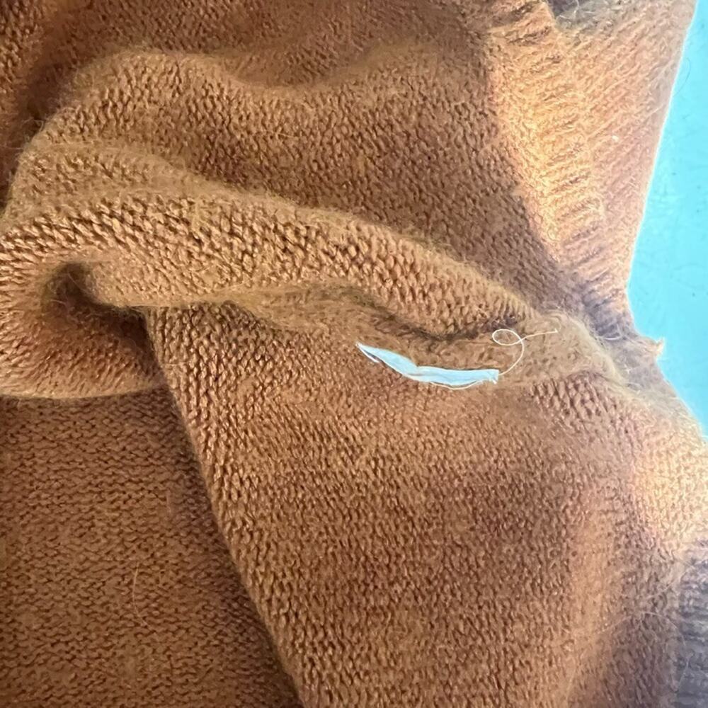 Code Mode Tank Top Women's Medium Rust Wool Angor… - image 5